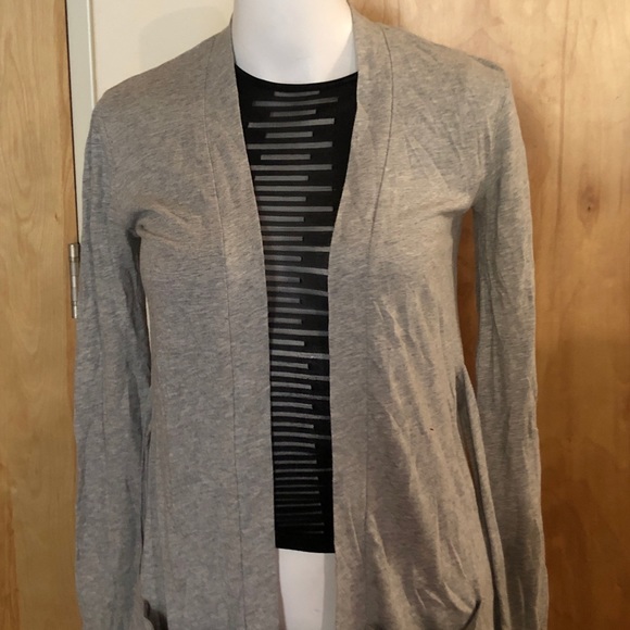 J. Crew Sweaters - J.Crew grey long sleeve tie cardigan xxs